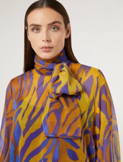 Marina Rinaldi Blusas | Camisas & Blusas | Blusa de georgette de seda