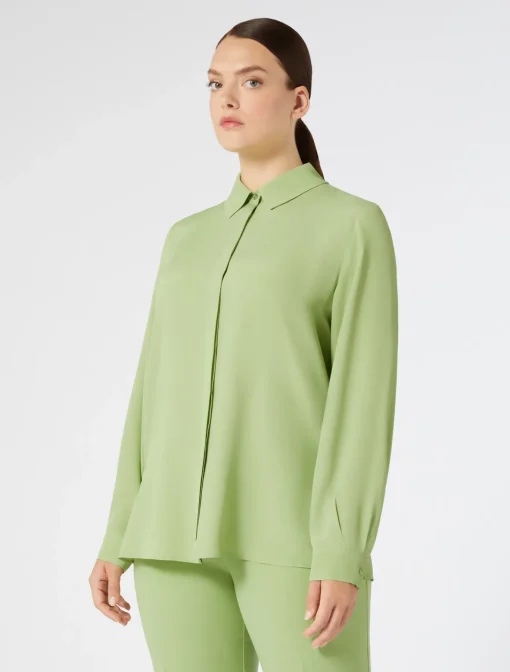 Marina Rinaldi Blusas | Camisas & Blusas | Camisa en crepé de China mezcla de seda
