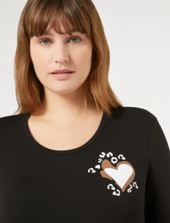 Marina Rinaldi Tops & Camisetas | Tops & Camisetas | Camiseta de punto de viscosa elástica