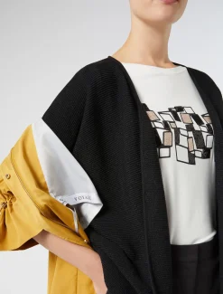 Marina Rinaldi Prendas De Punto | Prendas De Punto | Cárdigan de crepé de algodón