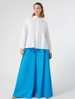 Marina Rinaldi Pantalones & Vaqueros | Pantalón ancho de popelina