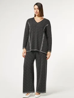 Marina Rinaldi Pantalones & Vaqueros | Pantalones & Vaqueros | Pantalón en jacquard de viscosa