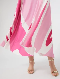 Marina Rinaldi Vestidos | Vestidos | Vestido de cady estampado