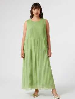 Marina Rinaldi Vestidos | Vestidos | Vestido de georgette plisado